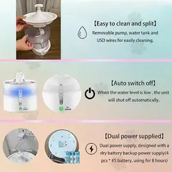 آبخوری سگ و گربه با پمپ هوشمند خودکار مارک Homey