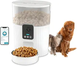 ظرف غذای اتوماتیک هوشمند مجهز به WiFi و دوربین مخصوص سگ و گربه مارک XVERSION