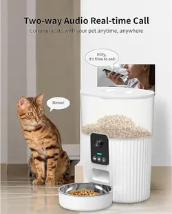 ظرف غذای اتوماتیک هوشمند مجهز به WiFi و دوربین مخصوص سگ و گربه مارک XVERSION