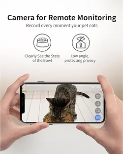 ظرف غذای اتوماتیک هوشمند مجهز به WiFi و دوربین مخصوص سگ و گربه مارک XVERSION