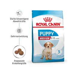غذای خشک سگ مدیوم پاپی رویال کنین 16 کیلوگرم Royal Canin Medium Puppy