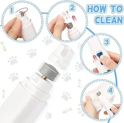 ناخن گیر سگ و گربه سوهان برقی بی صدا مارک KASTWAVE