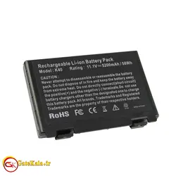 باتری شش سلولی لپ تاپ ایسوس Asus K70