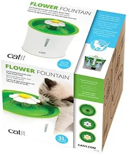 آبخوری گربه با طرح فواره گل حجم 3 لیتر مارک Catit