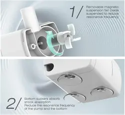 آبخوری گربه مجهز به پمپ بیصدا حجم 2 لیتر مارک OFRANK
