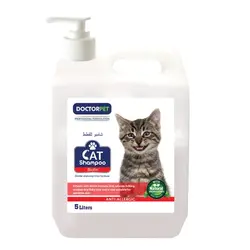شامپو گربه بیوتین 5 لیتری مارک DOCTOR PET