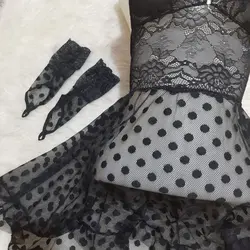 لباس خواب توری کاپدار Anahel کد 7081