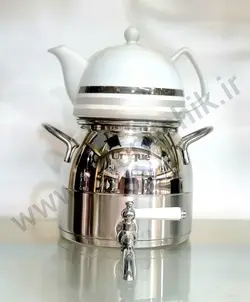 کتری قوری شیردار 3 لیتر استیل یونیک (کد:UN-7272)