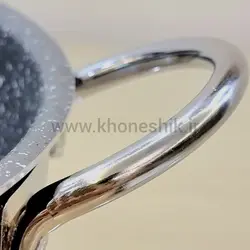 ماهیتابه تک دسته چدن گرانیت جلا مبین  سایز 24 ( کد : 02092109 )