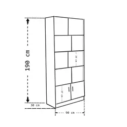 قفسه کتابخانه زونکن خور GK130