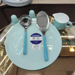 ست کفگیر ملاقه استیل درجه یک