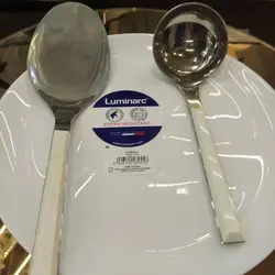 ست کفگیر ملاقه استیل درجه یک