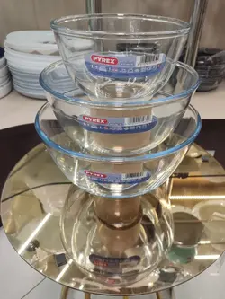 کاسه لبه‌دار پیرکس