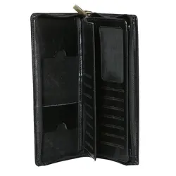 کیف دسته چک چرمی مدل ساده SBL200