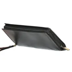 کیف دسته چک چرمی مدل ساده SBL200