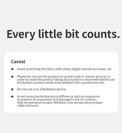 زیرانداز کیسه خواب نیچرهایک سایز بزرگ | CNK2450WS012