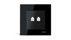 پریز تلفن دو سوکته مدل کریستال