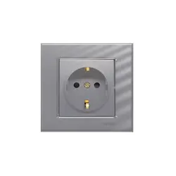 پریز برق ارت دار مدل کریستال