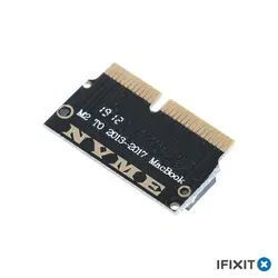 مبدل هارد مک بوک پرو و ایر SSD NVME M2 به PCI-e مدل A1466 – A1398 – A1502 سال 2013 – 2015