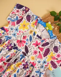 سارافون طرح گل بنفشه