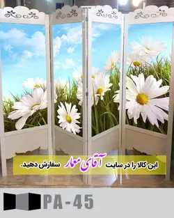 پاراوان تصویر پوستری (پارتشین چوبی متحرک)کدpar145-45