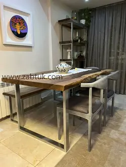 میز و نیمکت 6 نفره نهارخوری