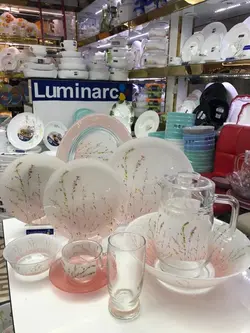 سرویس غذا خوری 46 پارچه لومینارک مدل ترومپت