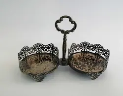 اردو خوری کف آینه آنتیک 2 قلو