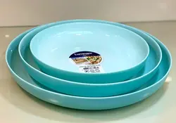 تابه ۴ تایی سبز دیوالی لومینارک لبه کوتاه مدل فرندز تایم