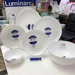 سرویس آرکوپال 26 پارچه لومینارک فرانسه مدل دیوالی سفید