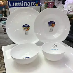 سرویس آرکوپال 26 پارچه لومینارک فرانسه مدل دیوالی سفید