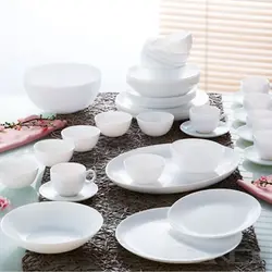 سرویس آرکوپال 26 پارچه لومینارک فرانسه مدل دیوالی سفید