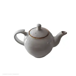قوری چینی لب طلا