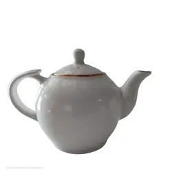 قوری چینی لب طلا