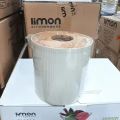 جا دستمال استوانه‌ای رویه چوبی لیمون کد 2370