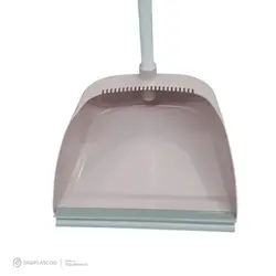 ست جارو و خاک‌انداز ایستاده اطلس مدل سپید