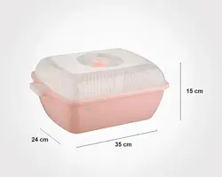 جای نان و سبزی لیمون مدل یاس 2 سایز متوسط (3 پارچه) کد 3220