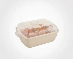 جای نان و سبزی لیمون مدل یاس 2 سایز متوسط (3 پارچه) کد 3220