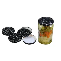 درب بانکه فلزی طرح‌دار بسته ۶ عددی