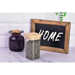 بانکه چهارگوش یونیک درب چوبی (بامبو) – در ۶ سایز