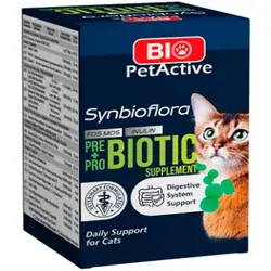 قرص پرو و پری بیوتیک گربه بایو پت اکتیو Biopet active Pre+pro biotic supplement