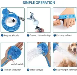 کیت شست و شو حیوانات خانگی Pet bathing tool