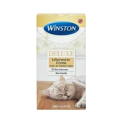 بستنی گربه وینستون دلوکس طعم سوسیس جگر Winston Deluxe leberwurst creme