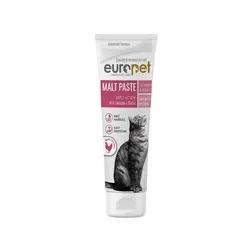 مالت گربه یوروپت با طعم مرغ 100 گرم (Europet Malt Paste For Cat 100g)