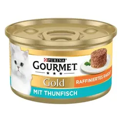 کنسرو گورمت گلد مدل کیک طعم ماهی تن ۸۵ گرم (Gourmet Gold Savoury Cake Tuna)