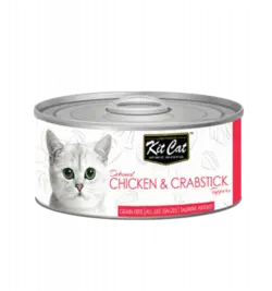 کنسرو کیت کت (kitcat) مرغ و خرچنگ