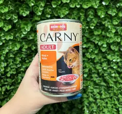 کنسرو گربه طعم بیف و مرغ کارنی ۴۰۰ گرم animonda CARNY