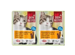 تشویقی مدادی گربه دین بستس مرغ و‌اردک همراه علف گربه Dein bestes Knabberstäbchen Mit huhn, ente & zusatz von katzengrass