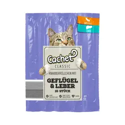 تشویقی مدادی گربه طعم پرندگان و جگر کچت Cachet geflügel & leber