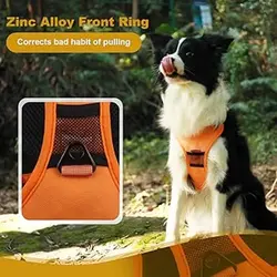 قلاده تنی همراه با بند جمع شونده سگ ها Dog Harness & Retractable Dog Leash All in One, Retractable Hands Free